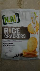 N.A! Nature Addicts Rice Crackers Poivre Noir