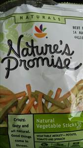 Nature's Promise Natural Vegetable Sticks