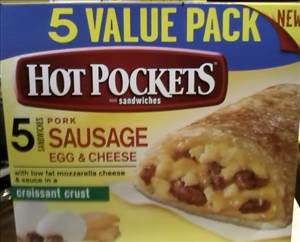 Hot Pockets Sausage Egg & Cheese Croissant Crust