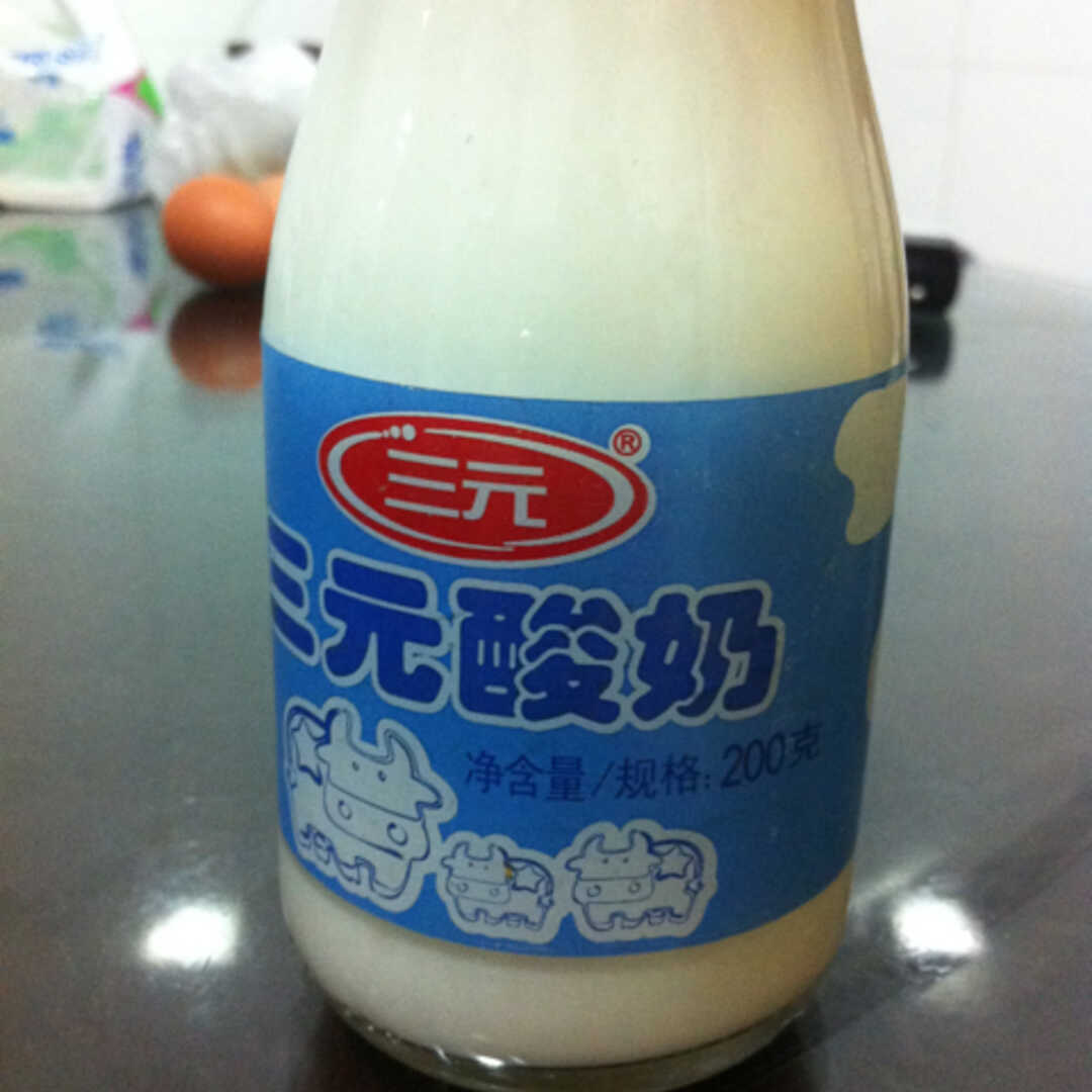 三元 原味酸奶