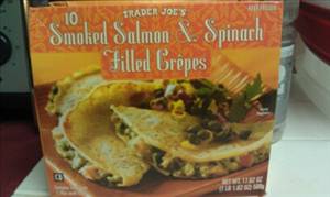 Trader Joe's Smoked Salmon & Spinach Filled Crepes