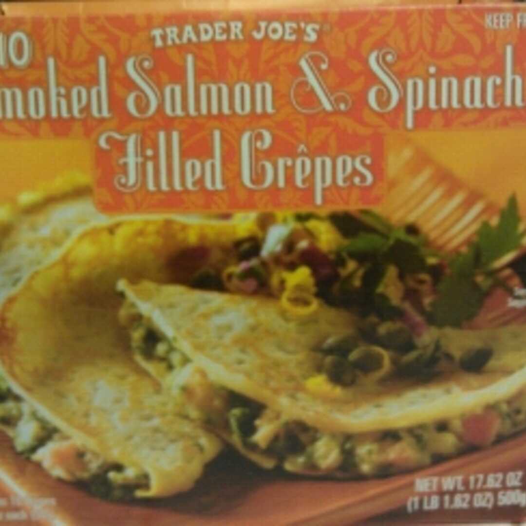 Trader Joe's Smoked Salmon & Spinach Filled Crepes