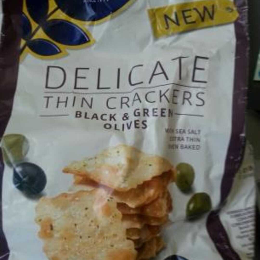 Wasa Delicate Thin Crackers Black & Green Olives