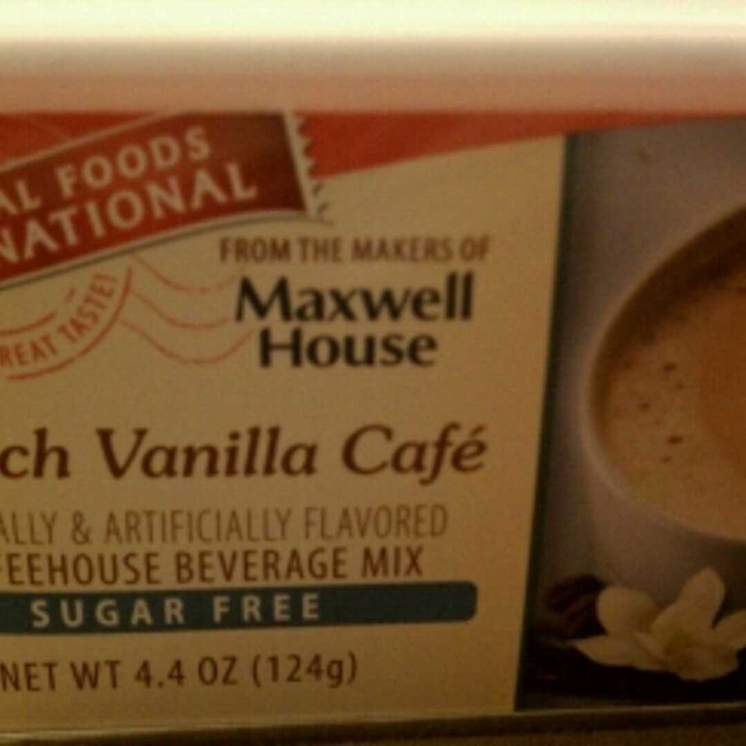 General Foods International French Vanilla Cafe Sugar Free Decaffeinated Coffee Drink Mix