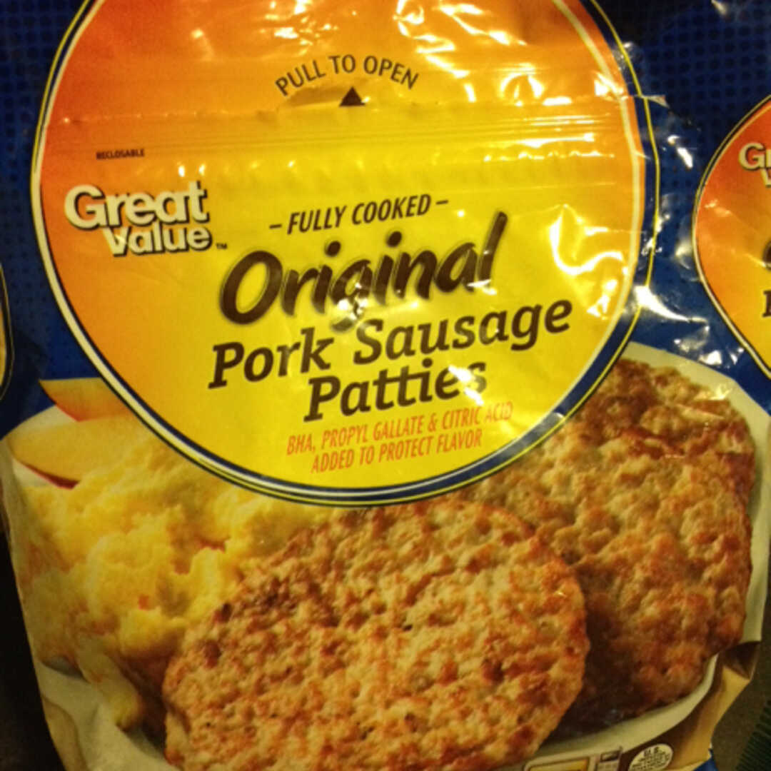 Great Value Original Pork Sausage Patties