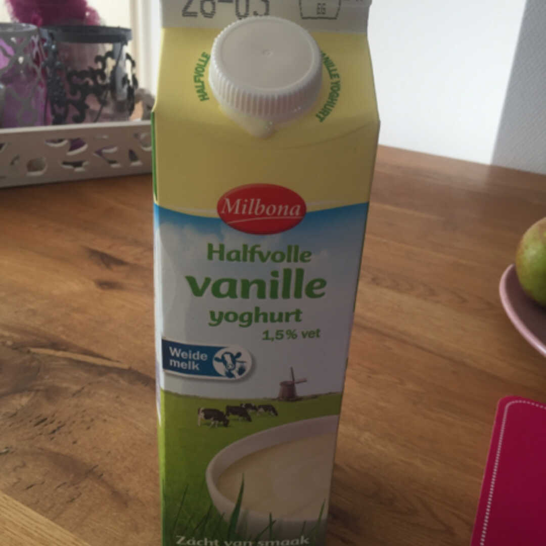 Milbona Halfvolle Vanille Yoghurt