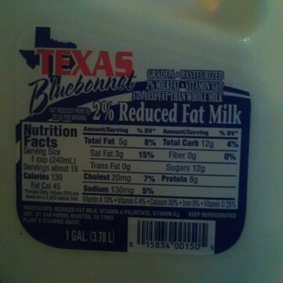Milk (2% Lowfat with Added Vitamin A and Protein)