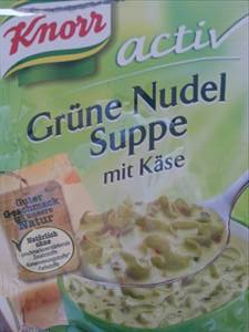 Knorr Grüne Nudel Suppe mit Käse