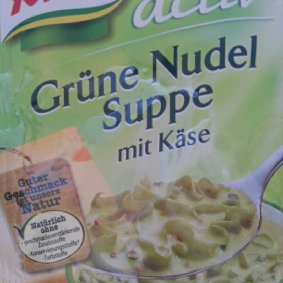 Knorr Grüne Nudel Suppe mit Käse