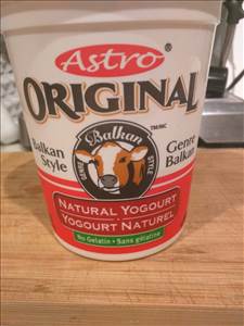 Astro Original Balkan Style Natural Yogurt