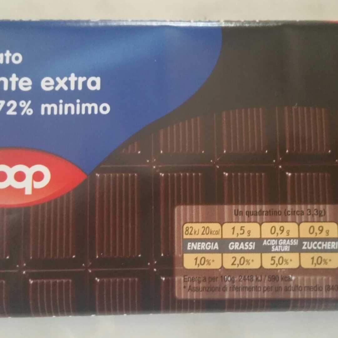 Coop Cioccolato Fondente Extra 72%
