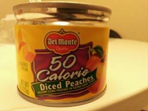 Del Monte Diced Peaches In Light Syrup