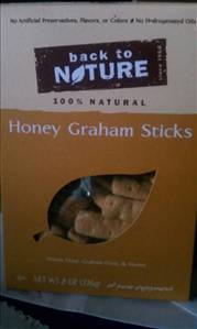 Back to Nature Honey Graham Sticks (Pouch)