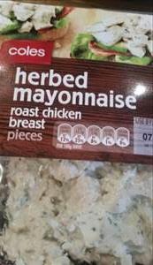 Coles Herbed Mayonnaise Roast Chicken Breast Pieces
