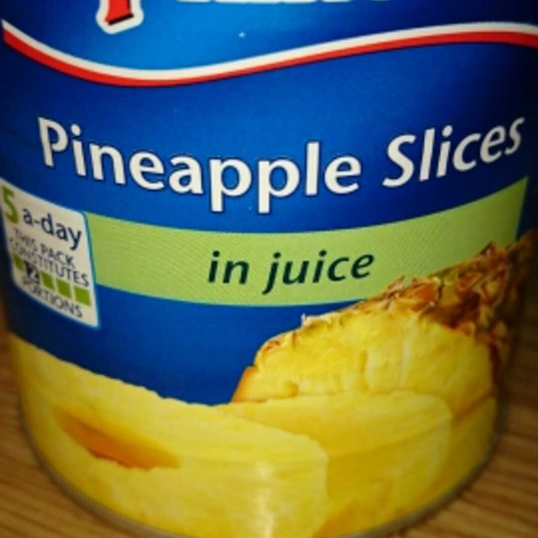 Pineapple (Solids and Liquids, Water Pack, Canned)