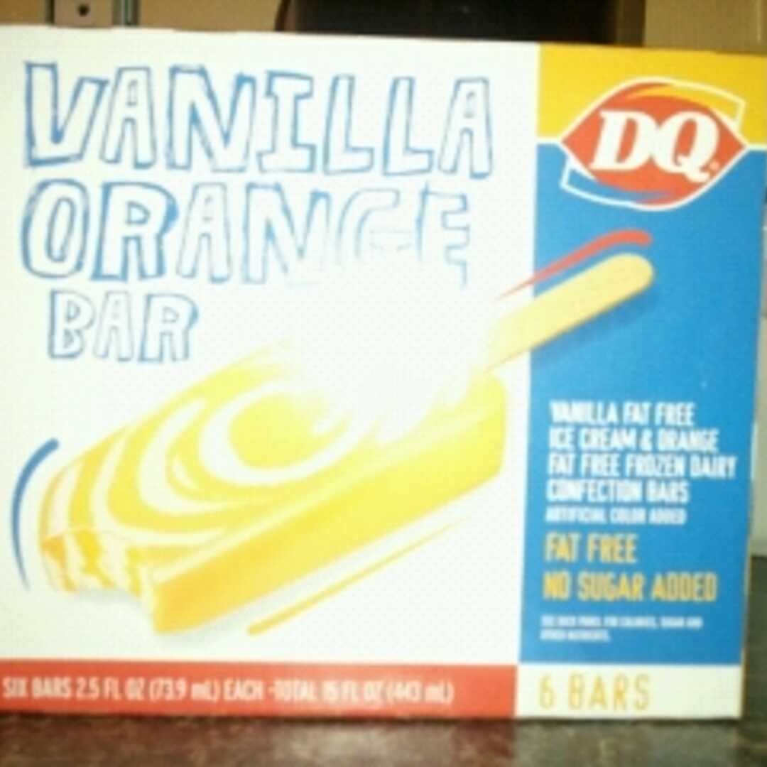 Dairy Queen Vanilla Orange Bar