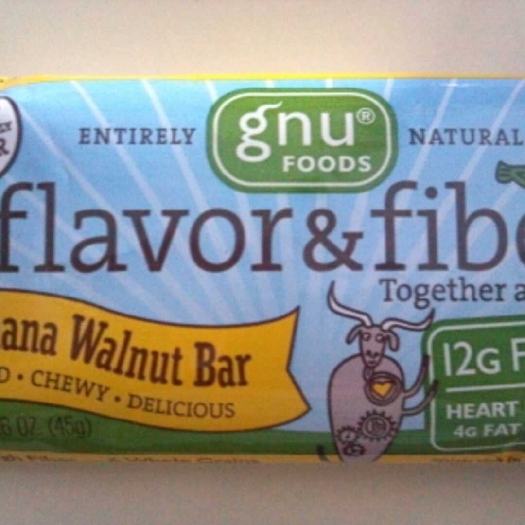 Gnu Foods Flavor & Fiber Bars - Banana Walnut