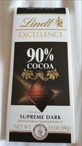 Lindt Excellence Supreme Dark Chocolate 90% Cacao