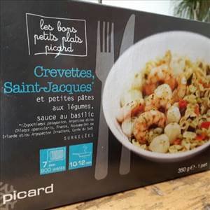 Picard Crevettes, Saint-Jacques et Petites Pâtes aux Légumes
