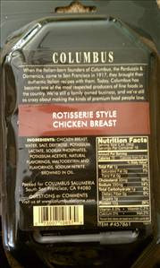 Columbus Rotisserie Style Chicken Breast