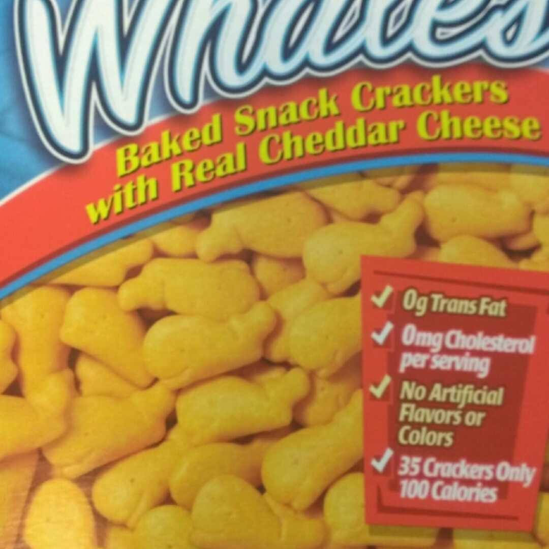Stauffer's Whales with Real Cheddar Cheese Baked Snack Crackers
