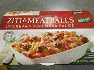 Frankly Fresh Ziti & Meatballs in Creamy Marinara Sauce