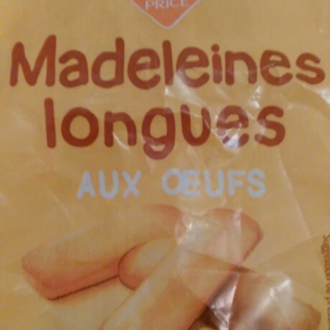 Leader Price Madeleines Longues aux Oeufs