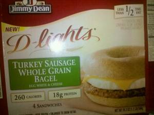 Jimmy Dean D-Lights Turkey Sausage, Egg White & Cheese Breakfast Sandwich