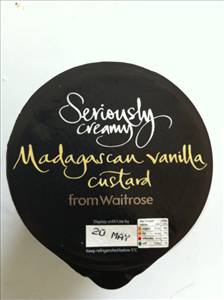 Waitrose Seriously Creamy Madagascan Vanilla Custard