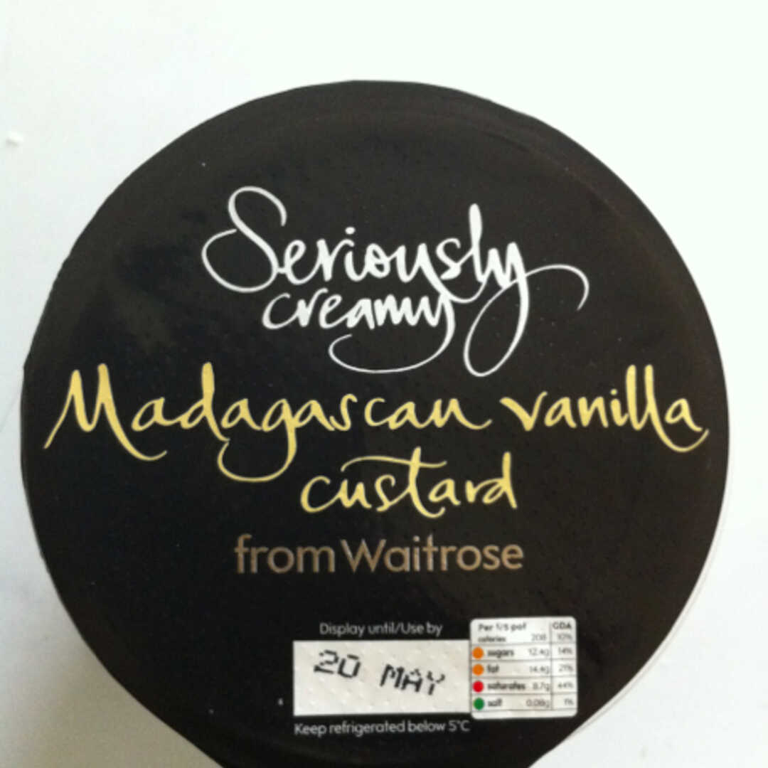 Waitrose Seriously Creamy Madagascan Vanilla Custard