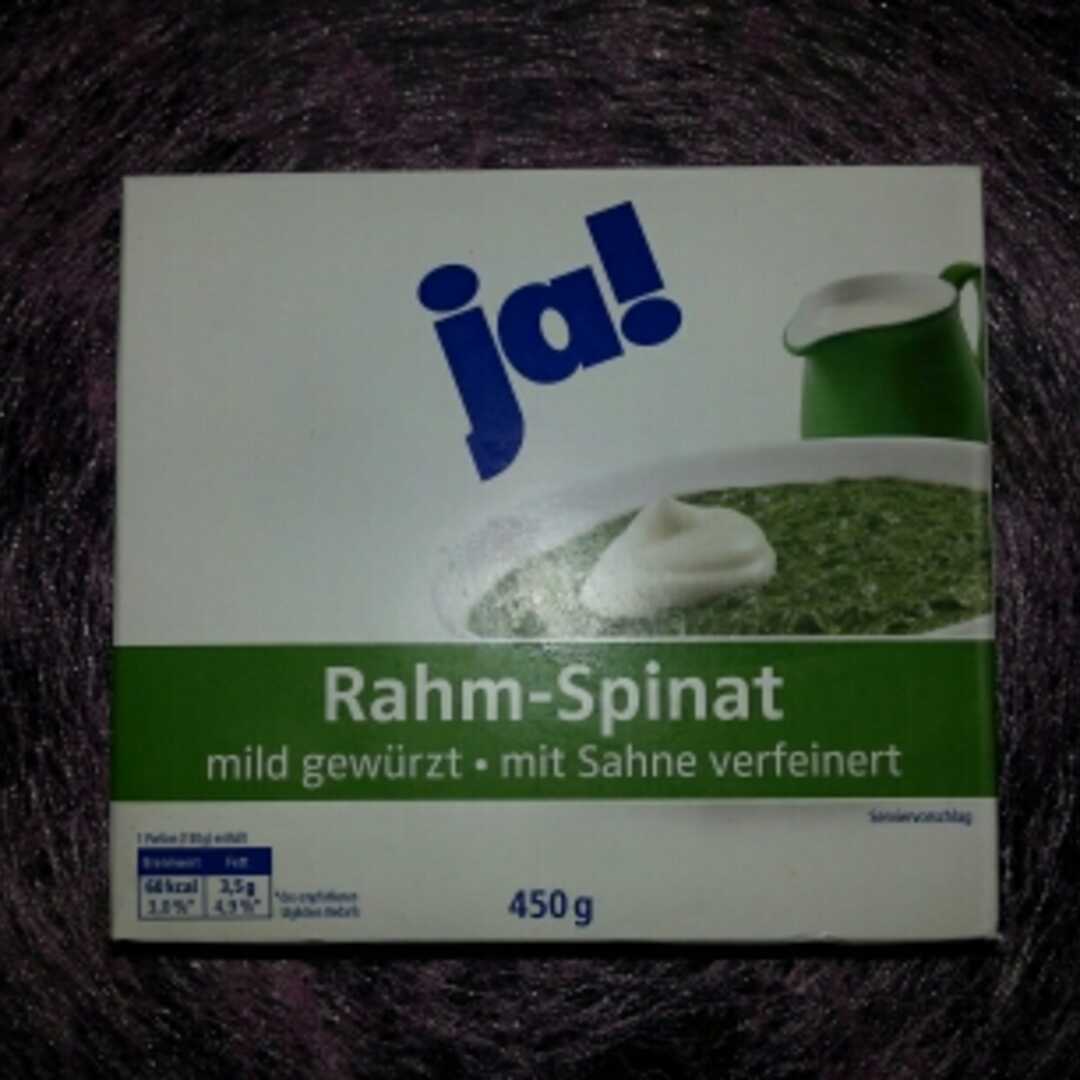 Ja! Rahm-Spinat