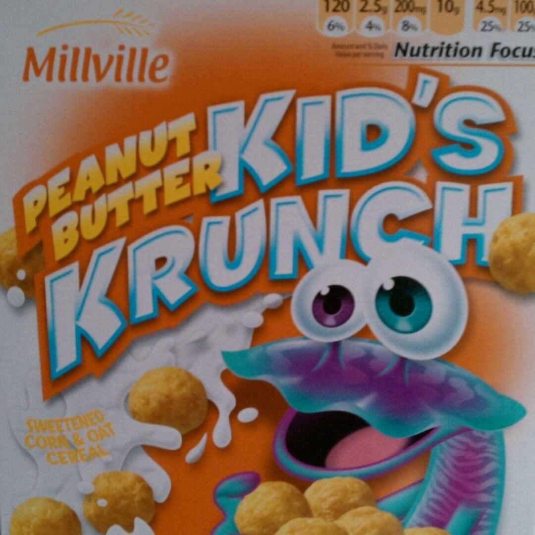 Millville Kids Crunch Peanut Butter Cereal