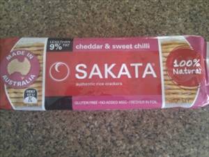 Sakata Cheddar & Sweet Chilli Rice Crackers