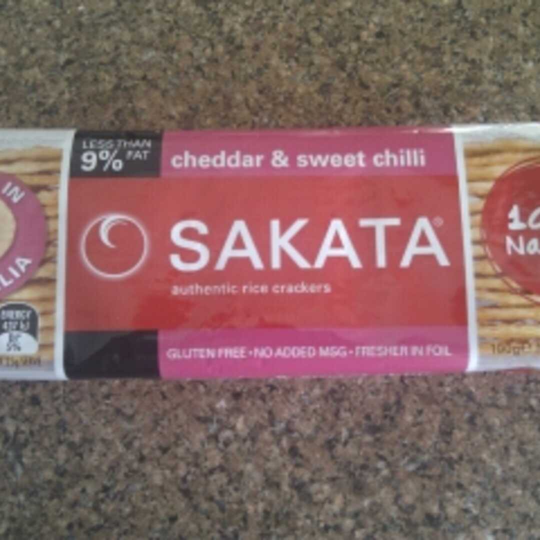 Sakata Cheddar & Sweet Chilli Rice Crackers