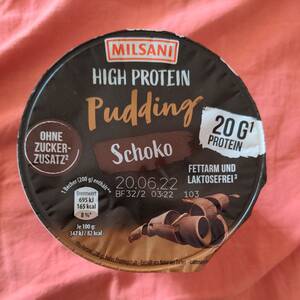 Milsani High Protein Pudding Schoko
