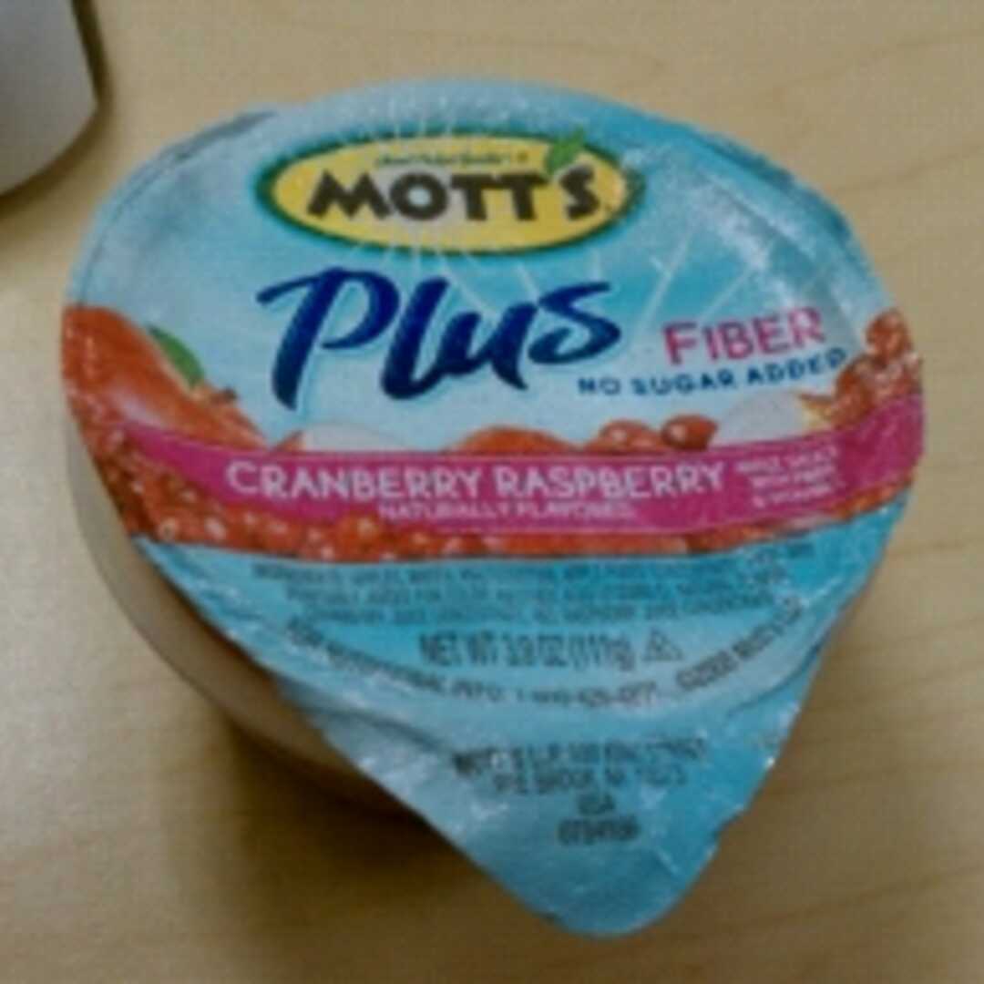 Mott's Cranberry Raspberry Applesauce Plus Fiber
