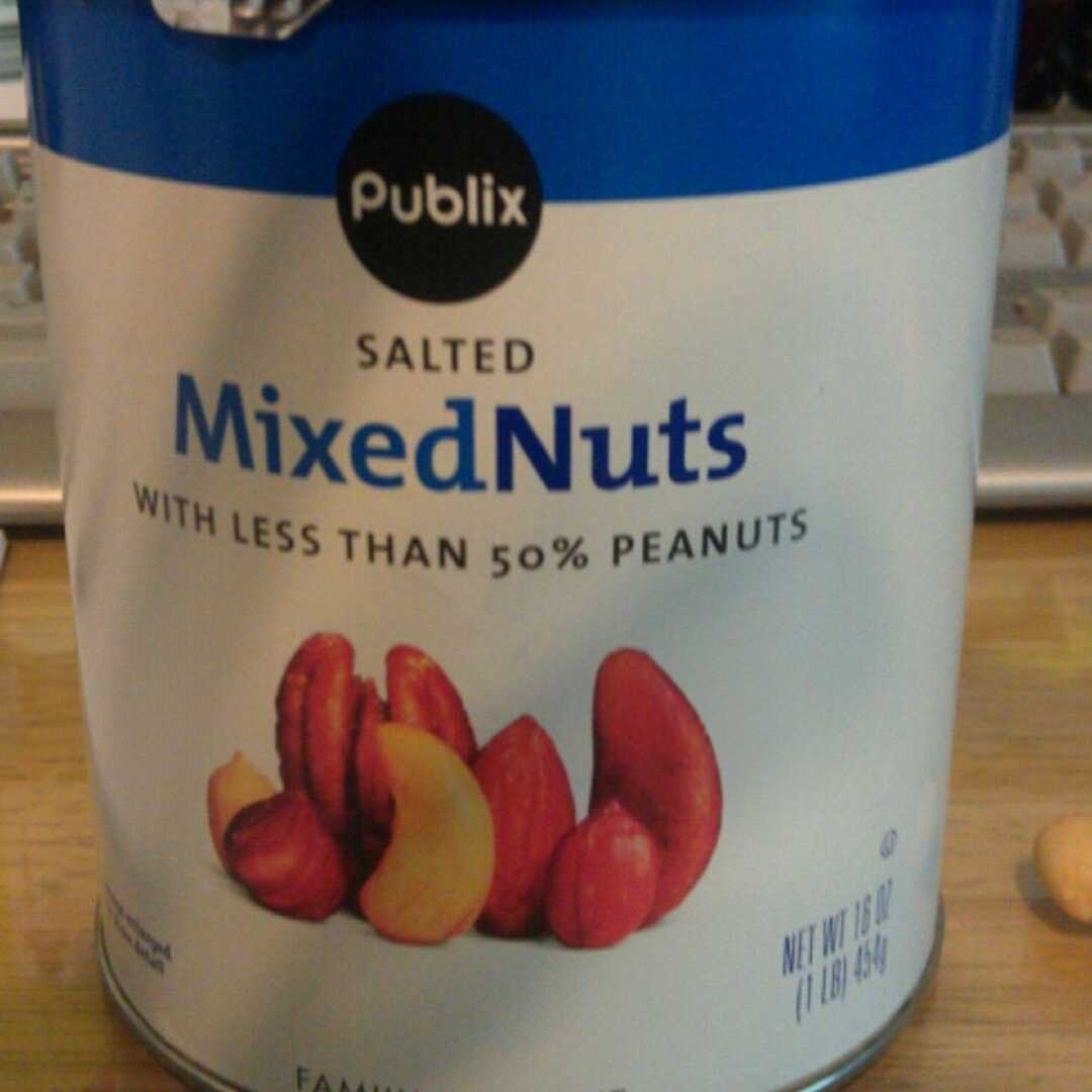 Publix Salted Mixed Nuts with 50% Peanuts