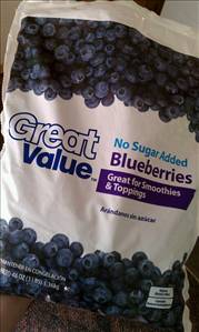 Great Value Frozen Blueberries