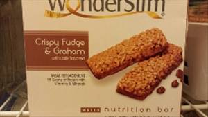 WonderSlim Crispy Protein Nutrition Bars - Fudge & Graham