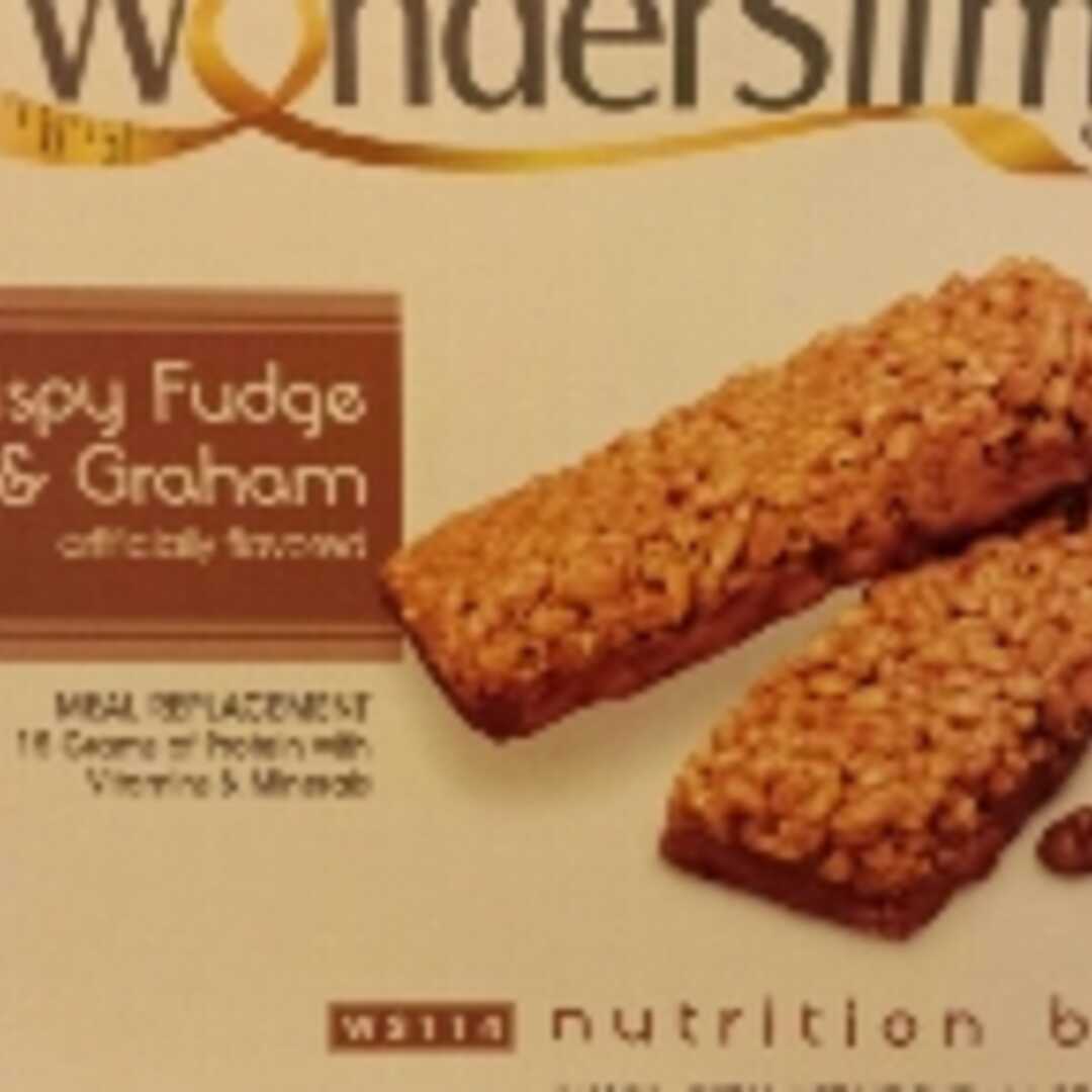 WonderSlim Crispy Protein Nutrition Bars - Fudge & Graham