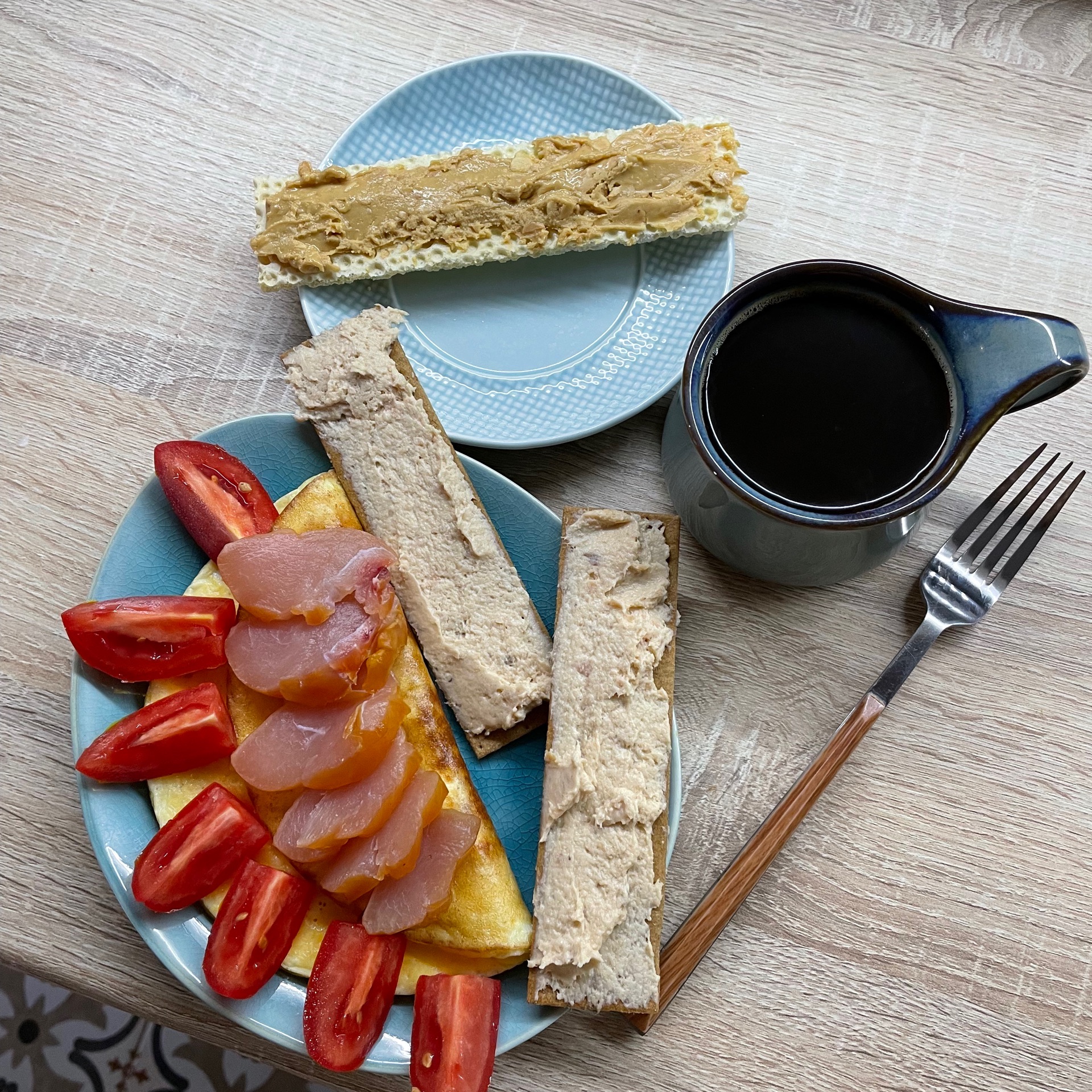 Хлебцы с арахисовой пастой