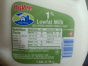 Hy-Vee 1% Lowfat Milk