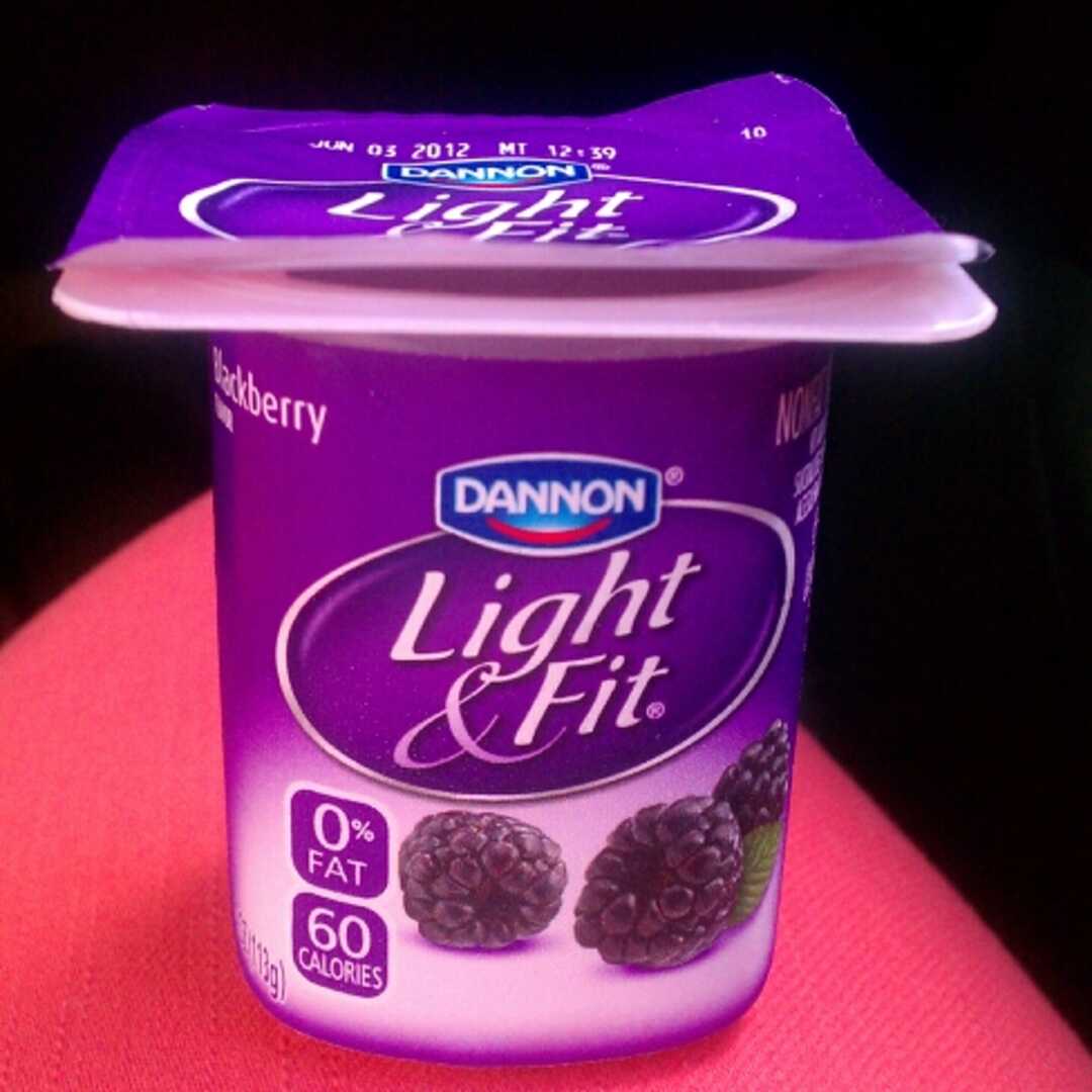 Dannon Light & Fit Yogurt - Blackberry (113g)