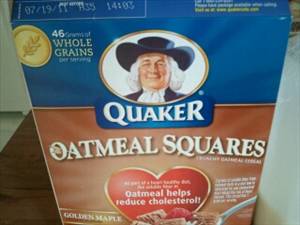 Quaker Oatmeal Squares Cereal - Golden Maple
