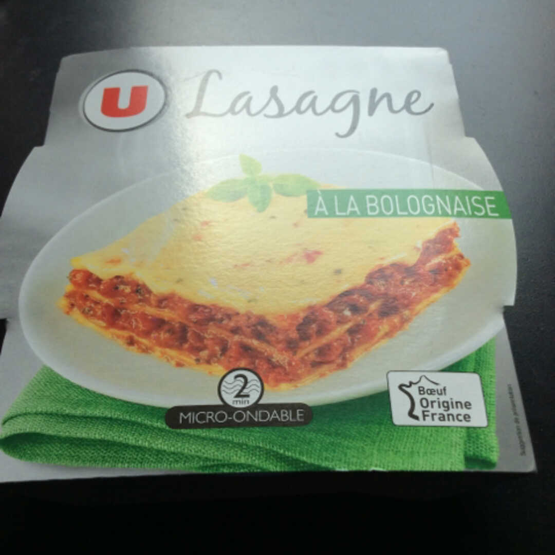 Super U Lasagne à la Bolognaise