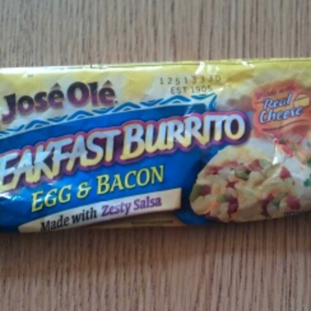 Jose Ole Breakfast Burrito - Egg & Bacon