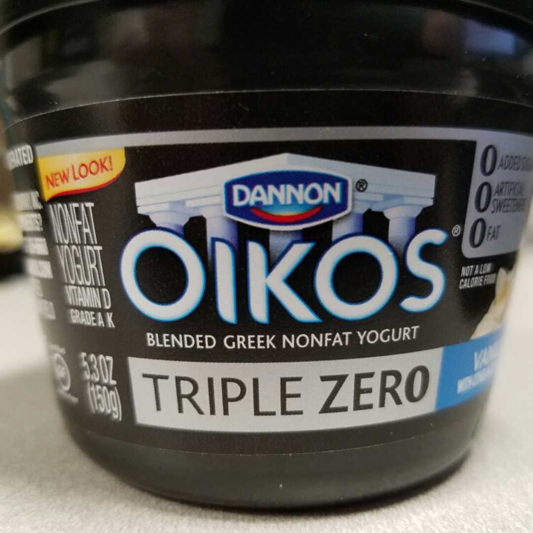 Dannon Oikos Triple Zero - Vanilla (Cup)