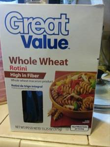 Great Value Whole Wheat Rotini