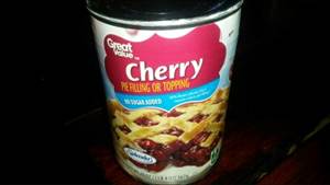 Great Value Cherry Pie Filling (No Sugar Added)