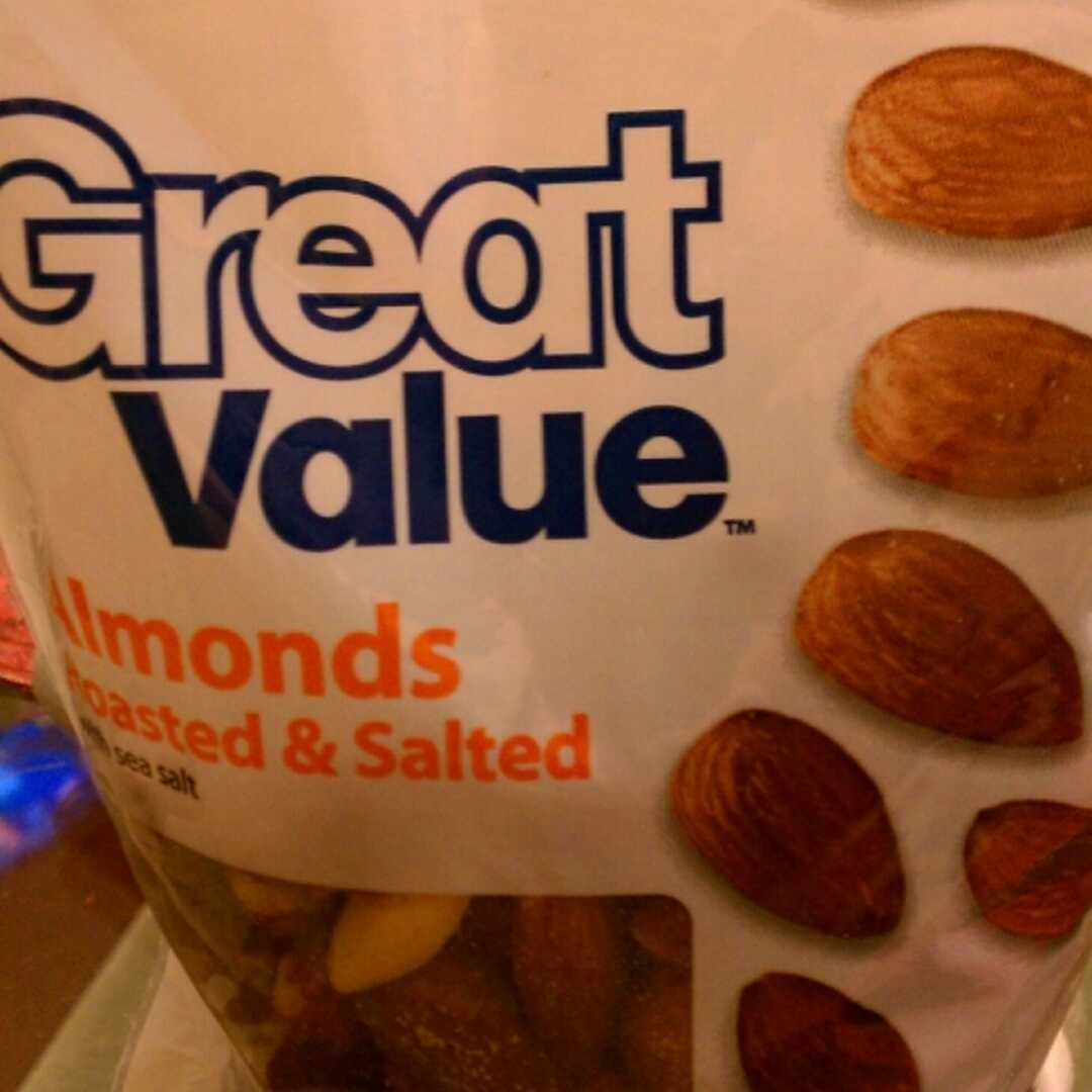 Great Value Roasted & Salted Almonds